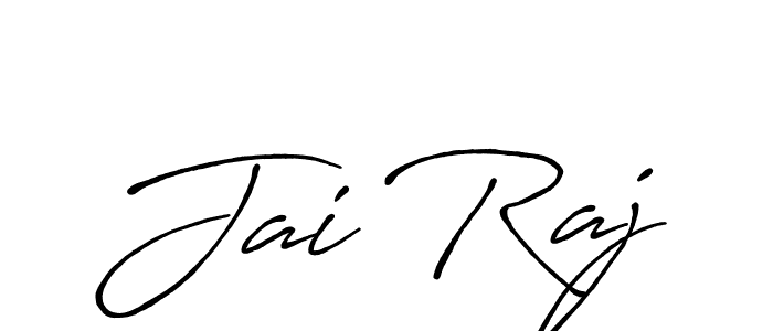 Design your own signature with our free online signature maker. With this signature software, you can create a handwritten (Antro_Vectra_Bolder) signature for name Jai Raj. Jai Raj signature style 7 images and pictures png