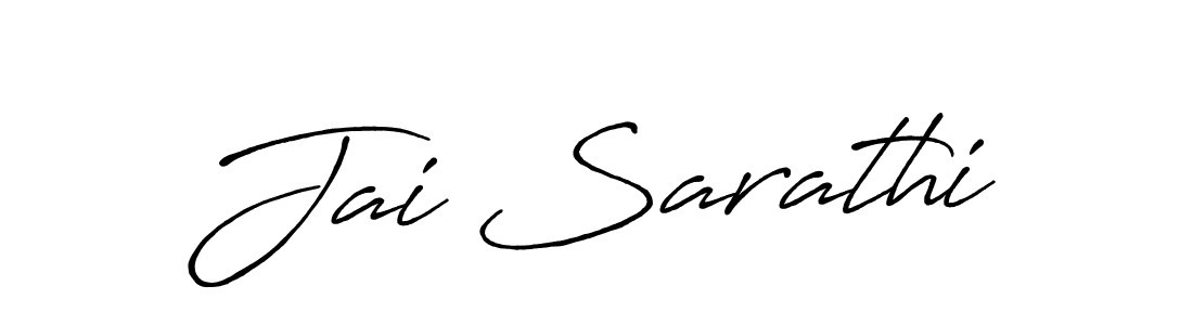 if you are searching for the best signature style for your name Jai Sarathi. so please give up your signature search. here we have designed multiple signature styles  using Antro_Vectra_Bolder. Jai Sarathi signature style 7 images and pictures png