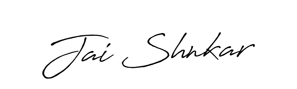 Make a beautiful signature design for name Jai Shnkar. With this signature (Antro_Vectra_Bolder) style, you can create a handwritten signature for free. Jai Shnkar signature style 7 images and pictures png