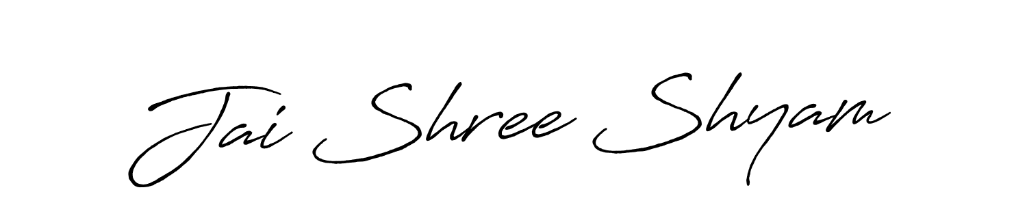 You should practise on your own different ways (Antro_Vectra_Bolder) to write your name (Jai Shree Shyam) in signature. don't let someone else do it for you. Jai Shree Shyam signature style 7 images and pictures png