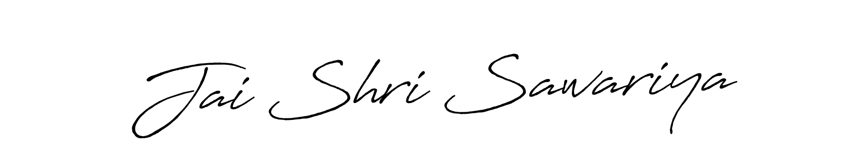 How to make Jai Shri Sawariya signature? Antro_Vectra_Bolder is a professional autograph style. Create handwritten signature for Jai Shri Sawariya name. Jai Shri Sawariya signature style 7 images and pictures png