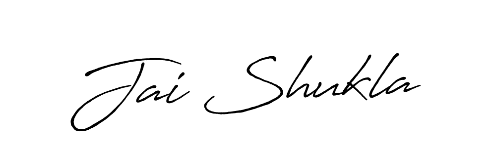 Jai Shukla stylish signature style. Best Handwritten Sign (Antro_Vectra_Bolder) for my name. Handwritten Signature Collection Ideas for my name Jai Shukla. Jai Shukla signature style 7 images and pictures png