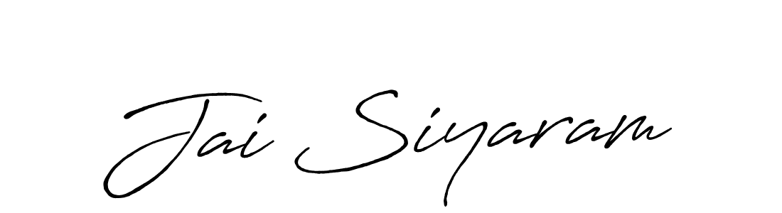 Jai Siyaram stylish signature style. Best Handwritten Sign (Antro_Vectra_Bolder) for my name. Handwritten Signature Collection Ideas for my name Jai Siyaram. Jai Siyaram signature style 7 images and pictures png