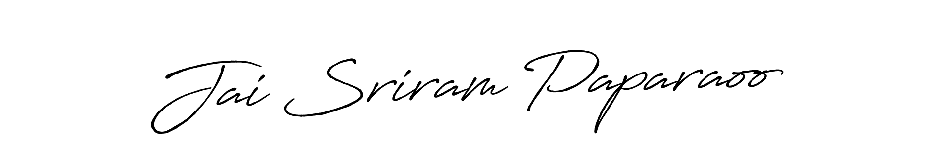 This is the best signature style for the Jai Sriram Paparaoo name. Also you like these signature font (Antro_Vectra_Bolder). Mix name signature. Jai Sriram Paparaoo signature style 7 images and pictures png