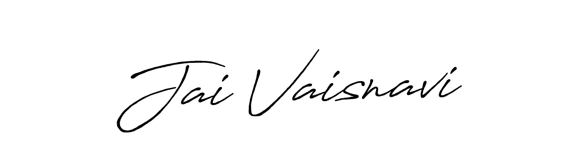 The best way (Antro_Vectra_Bolder) to make a short signature is to pick only two or three words in your name. The name Jai Vaisnavi include a total of six letters. For converting this name. Jai Vaisnavi signature style 7 images and pictures png