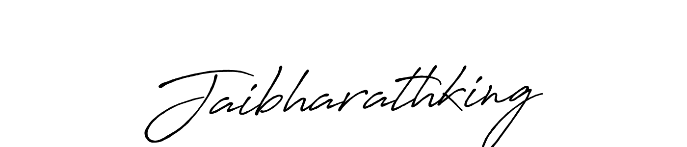 How to make Jaibharathking name signature. Use Antro_Vectra_Bolder style for creating short signs online. This is the latest handwritten sign. Jaibharathking signature style 7 images and pictures png