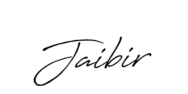 Make a beautiful signature design for name Jaibir. With this signature (Antro_Vectra_Bolder) style, you can create a handwritten signature for free. Jaibir signature style 7 images and pictures png