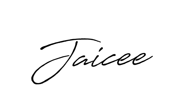 You should practise on your own different ways (Antro_Vectra_Bolder) to write your name (Jaicee) in signature. don't let someone else do it for you. Jaicee signature style 7 images and pictures png