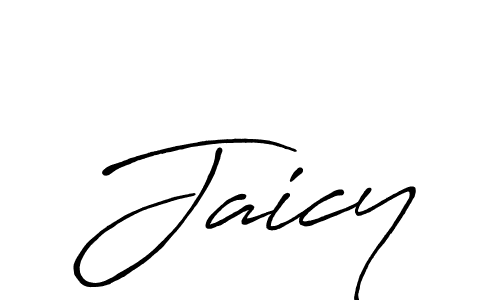 Jaicy stylish signature style. Best Handwritten Sign (Antro_Vectra_Bolder) for my name. Handwritten Signature Collection Ideas for my name Jaicy. Jaicy signature style 7 images and pictures png