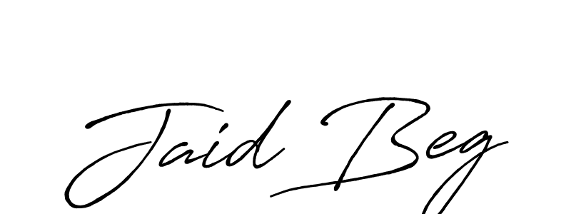 Make a beautiful signature design for name Jaid Beg. With this signature (Antro_Vectra_Bolder) style, you can create a handwritten signature for free. Jaid Beg signature style 7 images and pictures png