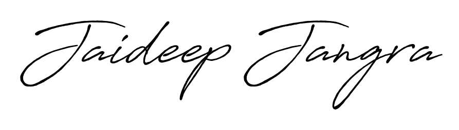 The Antro_Vectra_Bolder signature style provides a bold statement for name Jaideep Jangra. Designed for business owners, executives, and leaders. Jaideep Jangra signature style 7 images and pictures png