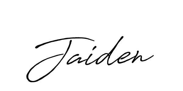 Create a beautiful signature design for name Jaiden. With this signature (Antro_Vectra_Bolder) fonts, you can make a handwritten signature for free. Jaiden signature style 7 images and pictures png