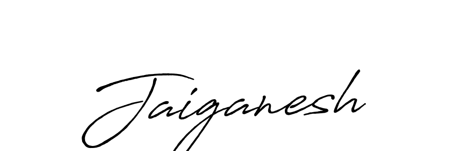 Jaiganesh stylish signature style. Best Handwritten Sign (Antro_Vectra_Bolder) for my name. Handwritten Signature Collection Ideas for my name Jaiganesh. Jaiganesh signature style 7 images and pictures png