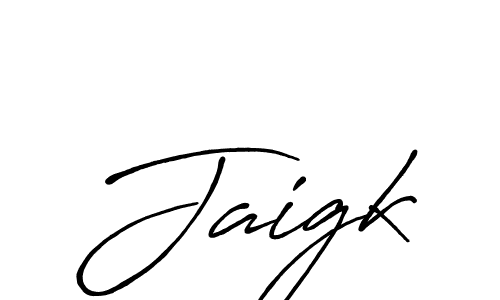 if you are searching for the best signature style for your name Jaigk. so please give up your signature search. here we have designed multiple signature styles  using Antro_Vectra_Bolder. Jaigk signature style 7 images and pictures png