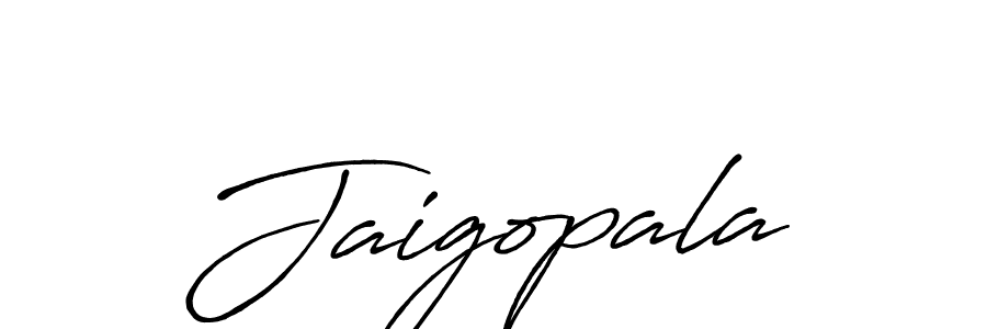 Jaigopala stylish signature style. Best Handwritten Sign (Antro_Vectra_Bolder) for my name. Handwritten Signature Collection Ideas for my name Jaigopala. Jaigopala signature style 7 images and pictures png