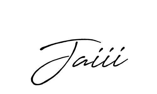 Use a signature maker to create a handwritten signature online. With this signature software, you can design (Antro_Vectra_Bolder) your own signature for name Jaiii. Jaiii signature style 7 images and pictures png