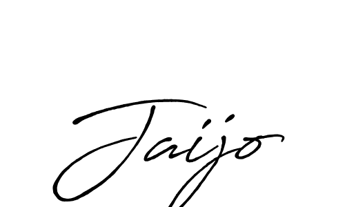 Use a signature maker to create a handwritten signature online. With this signature software, you can design (Antro_Vectra_Bolder) your own signature for name Jaijo. Jaijo signature style 7 images and pictures png