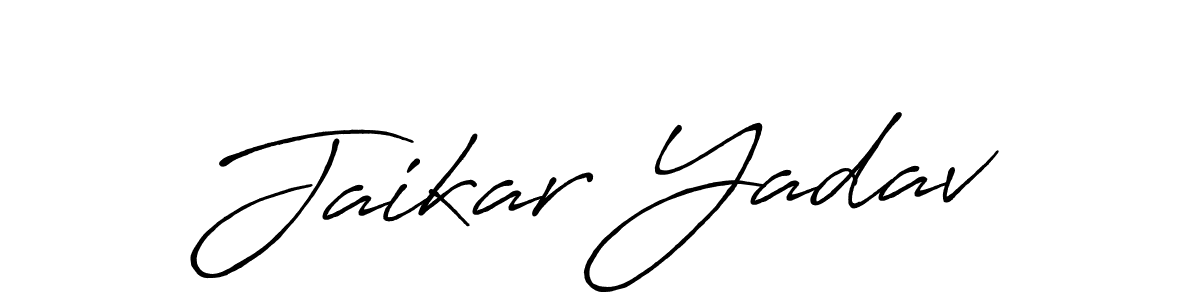 Make a beautiful signature design for name Jaikar Yadav. Use this online signature maker to create a handwritten signature for free. Jaikar Yadav signature style 7 images and pictures png