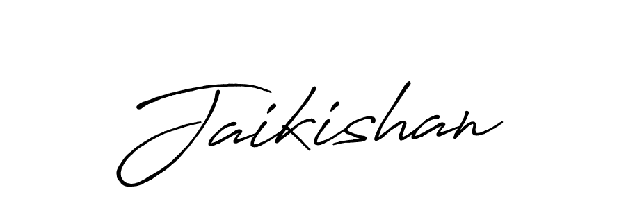 Use a signature maker to create a handwritten signature online. With this signature software, you can design (Antro_Vectra_Bolder) your own signature for name Jaikishan. Jaikishan signature style 7 images and pictures png