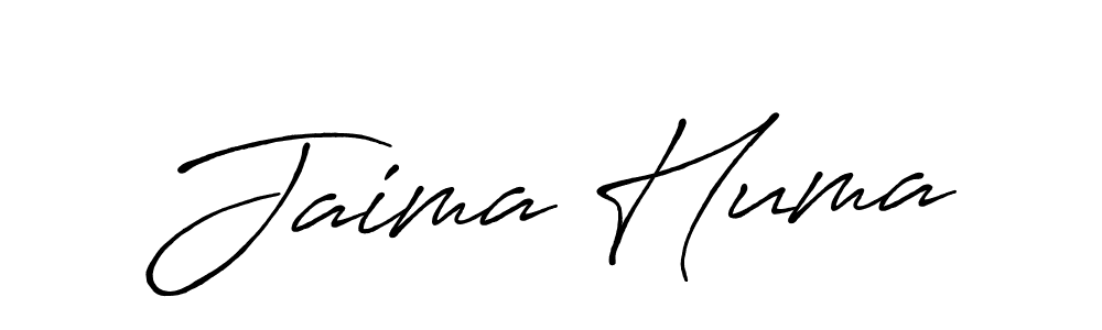 You should practise on your own different ways (Antro_Vectra_Bolder) to write your name (Jaima Huma) in signature. don't let someone else do it for you. Jaima Huma signature style 7 images and pictures png