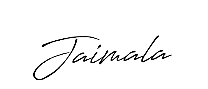 Also we have Jaimala name is the best signature style. Create professional handwritten signature collection using Antro_Vectra_Bolder autograph style. Jaimala signature style 7 images and pictures png