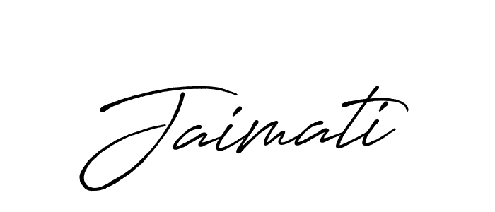 You can use this online signature creator to create a handwritten signature for the name Jaimati. This is the best online autograph maker. Jaimati signature style 7 images and pictures png