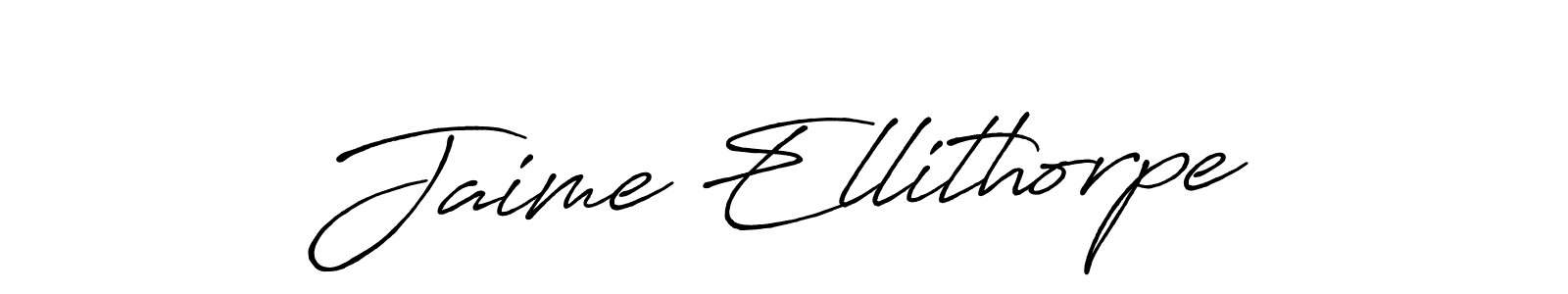 How to make Jaime Ellithorpe name signature. Use Antro_Vectra_Bolder style for creating short signs online. This is the latest handwritten sign. Jaime Ellithorpe signature style 7 images and pictures png