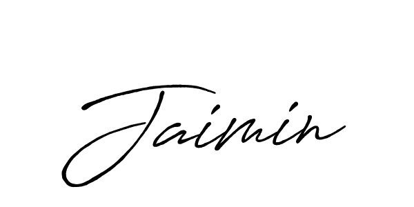 Create a beautiful signature design for name Jaimin. With this signature (Antro_Vectra_Bolder) fonts, you can make a handwritten signature for free. Jaimin signature style 7 images and pictures png