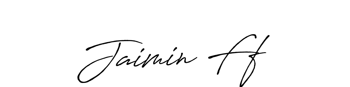 The best way (Antro_Vectra_Bolder) to make a short signature is to pick only two or three words in your name. The name Jaimin Ff☕ include a total of six letters. For converting this name. Jaimin Ff☕ signature style 7 images and pictures png