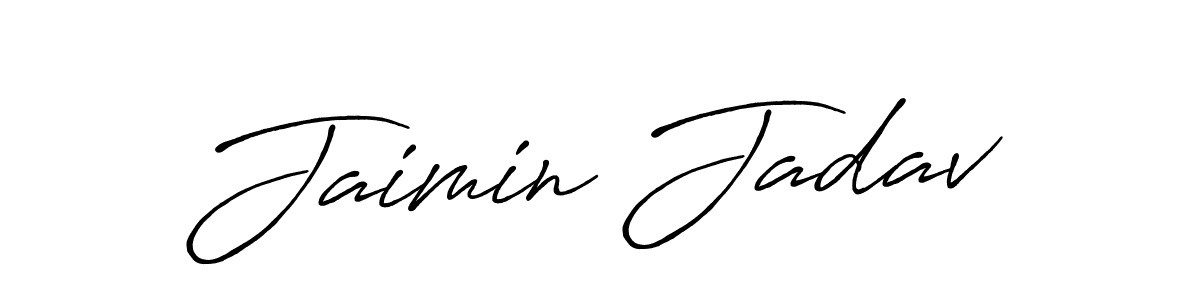 Make a beautiful signature design for name Jaimin Jadav. Use this online signature maker to create a handwritten signature for free. Jaimin Jadav signature style 7 images and pictures png