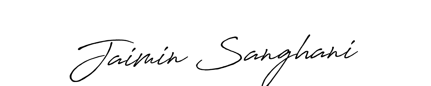 How to Draw Jaimin Sanghani signature style? Antro_Vectra_Bolder is a latest design signature styles for name Jaimin Sanghani. Jaimin Sanghani signature style 7 images and pictures png