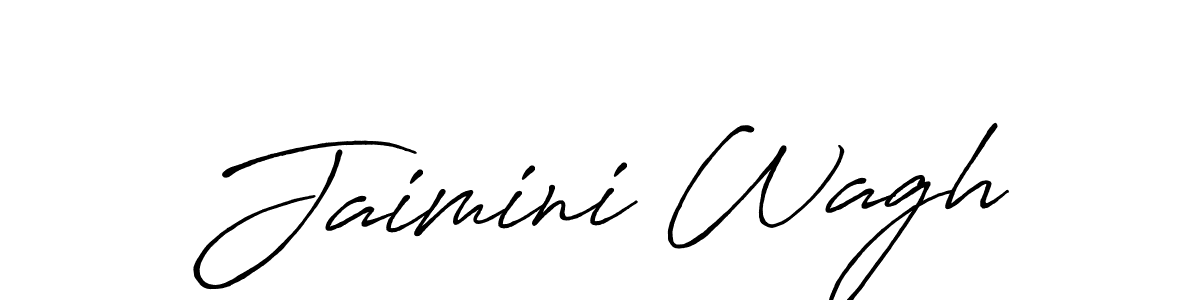 Use a signature maker to create a handwritten signature online. With this signature software, you can design (Antro_Vectra_Bolder) your own signature for name Jaimini Wagh. Jaimini Wagh signature style 7 images and pictures png