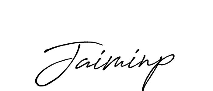 Jaiminp stylish signature style. Best Handwritten Sign (Antro_Vectra_Bolder) for my name. Handwritten Signature Collection Ideas for my name Jaiminp. Jaiminp signature style 7 images and pictures png