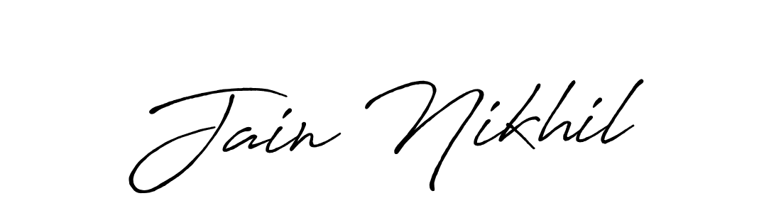 Check out images of Autograph of Jain Nikhil name. Actor Jain Nikhil Signature Style. Antro_Vectra_Bolder is a professional sign style online. Jain Nikhil signature style 7 images and pictures png