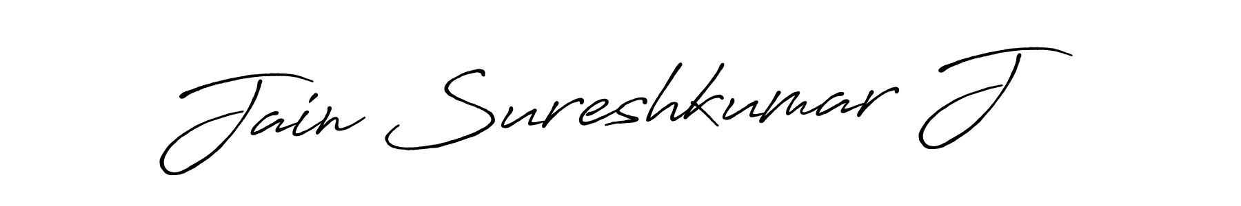 This is the best signature style for the Jain Sureshkumar J name. Also you like these signature font (Antro_Vectra_Bolder). Mix name signature. Jain Sureshkumar J signature style 7 images and pictures png