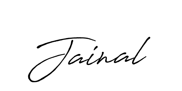 Create a beautiful signature design for name Jainal. With this signature (Antro_Vectra_Bolder) fonts, you can make a handwritten signature for free. Jainal signature style 7 images and pictures png