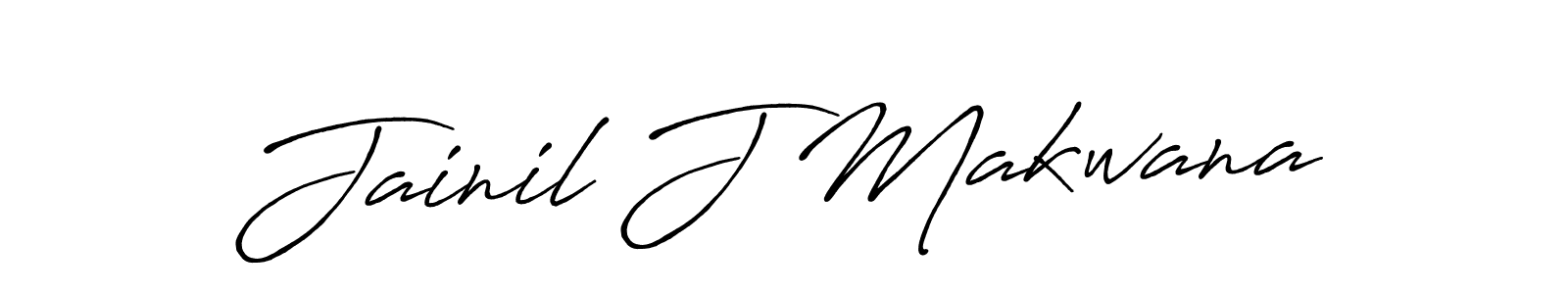 It looks lik you need a new signature style for name Jainil J Makwana. Design unique handwritten (Antro_Vectra_Bolder) signature with our free signature maker in just a few clicks. Jainil J Makwana signature style 7 images and pictures png