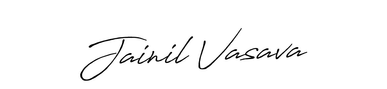 Antro_Vectra_Bolder is a professional signature style that is perfect for those who want to add a touch of class to their signature. It is also a great choice for those who want to make their signature more unique. Get Jainil Vasava name to fancy signature for free. Jainil Vasava signature style 7 images and pictures png