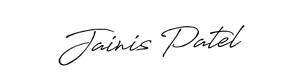 How to Draw Jainis Patel signature style? Antro_Vectra_Bolder is a latest design signature styles for name Jainis Patel. Jainis Patel signature style 7 images and pictures png