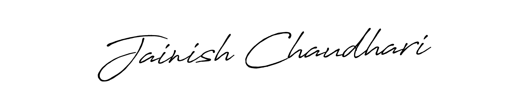 if you are searching for the best signature style for your name Jainish Chaudhari. so please give up your signature search. here we have designed multiple signature styles  using Antro_Vectra_Bolder. Jainish Chaudhari signature style 7 images and pictures png