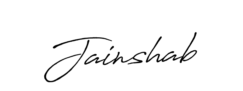Also You can easily find your signature by using the search form. We will create Jainshab name handwritten signature images for you free of cost using Antro_Vectra_Bolder sign style. Jainshab signature style 7 images and pictures png