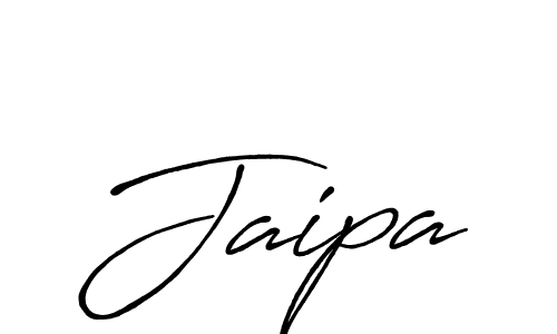 Use a signature maker to create a handwritten signature online. With this signature software, you can design (Antro_Vectra_Bolder) your own signature for name Jaipa. Jaipa signature style 7 images and pictures png