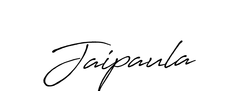 How to make Jaipaula name signature. Use Antro_Vectra_Bolder style for creating short signs online. This is the latest handwritten sign. Jaipaula signature style 7 images and pictures png