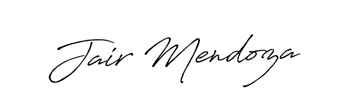 Also we have Jair Mendoza name is the best signature style. Create professional handwritten signature collection using Antro_Vectra_Bolder autograph style. Jair Mendoza signature style 7 images and pictures png