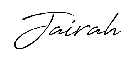 Create a beautiful signature design for name Jairah. With this signature (Antro_Vectra_Bolder) fonts, you can make a handwritten signature for free. Jairah signature style 7 images and pictures png