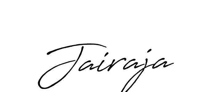 Create a beautiful signature design for name Jairaja. With this signature (Antro_Vectra_Bolder) fonts, you can make a handwritten signature for free. Jairaja signature style 7 images and pictures png