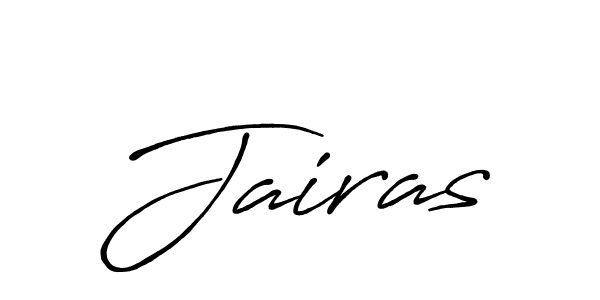 Design your own signature with our free online signature maker. With this signature software, you can create a handwritten (Antro_Vectra_Bolder) signature for name Jairas. Jairas signature style 7 images and pictures png