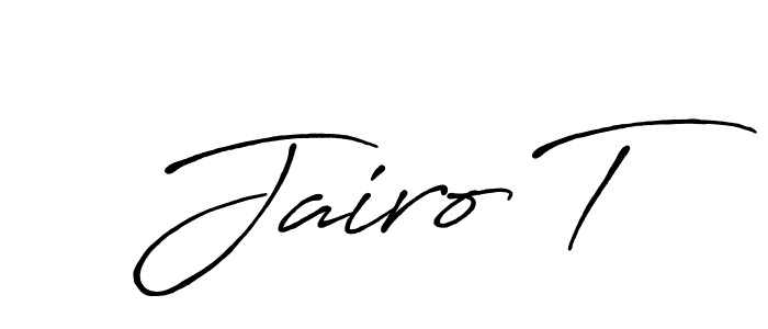Best and Professional Signature Style for Jairo T. Antro_Vectra_Bolder Best Signature Style Collection. Jairo T signature style 7 images and pictures png