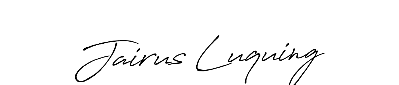 Make a short Jairus Luquing signature style. Manage your documents anywhere anytime using Antro_Vectra_Bolder. Create and add eSignatures, submit forms, share and send files easily. Jairus Luquing signature style 7 images and pictures png