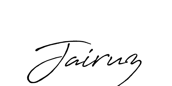 Also You can easily find your signature by using the search form. We will create Jairuz name handwritten signature images for you free of cost using Antro_Vectra_Bolder sign style. Jairuz signature style 7 images and pictures png